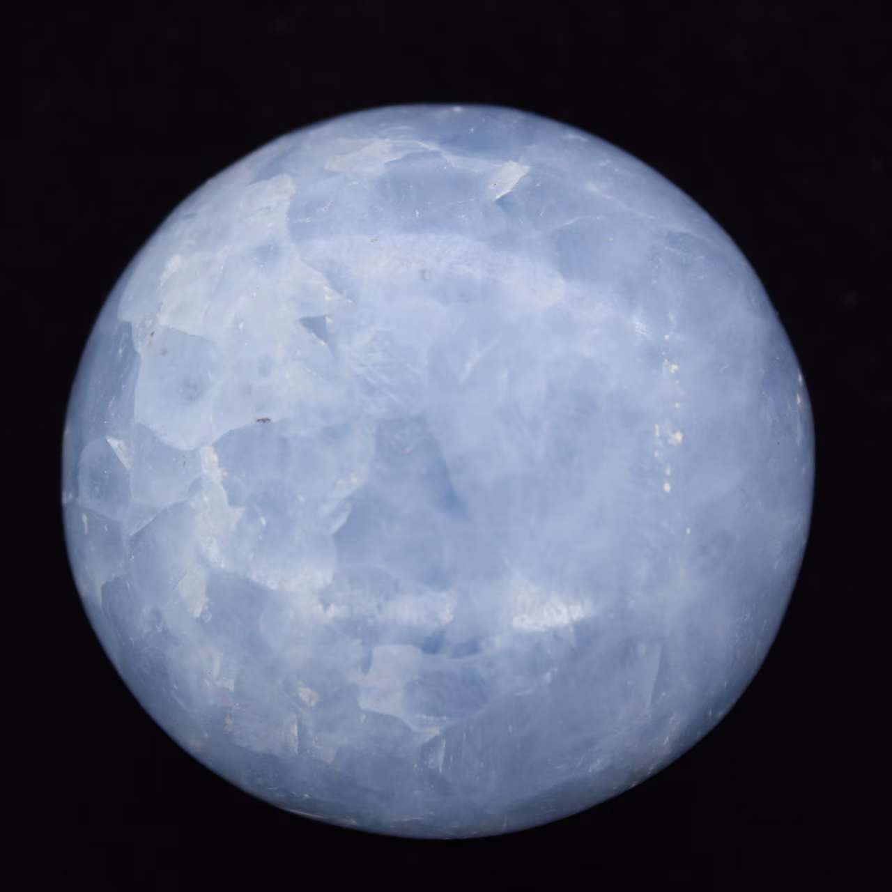 Seixos de calcita azul