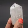 Cristal amargo com inclusão de cristais de turmalina - 0