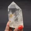Prisma de quartzo com inclusão - 0