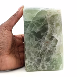 Heptaedro de Fluorita Verde