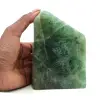 Bloco heptaedro de fluorita verde - 0