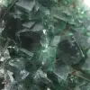 Cristais cúbicos de fluorita na ganga - 10