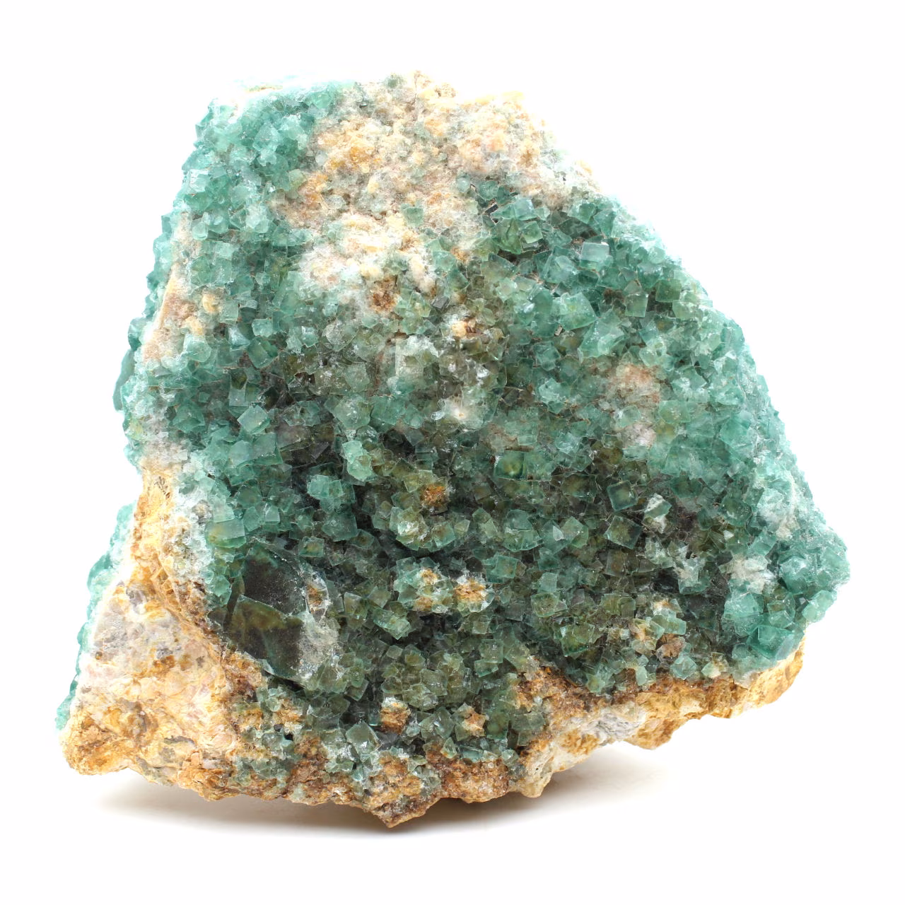 Fluorita cristalizada cúbica