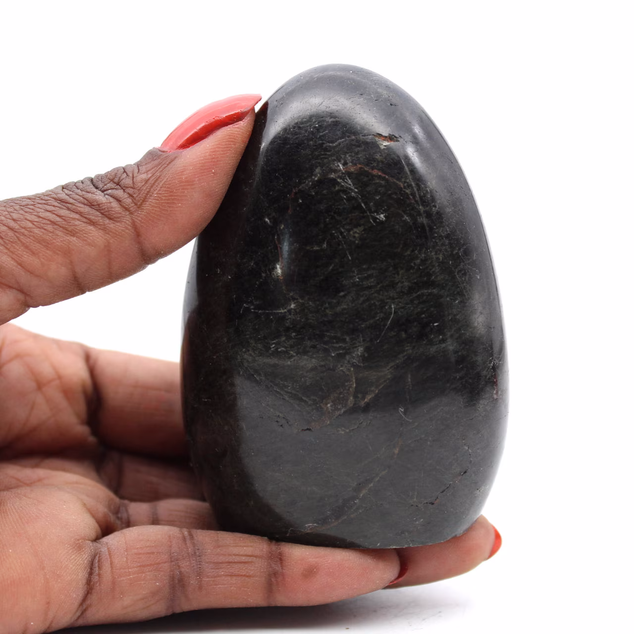 Pedra polida em diopside