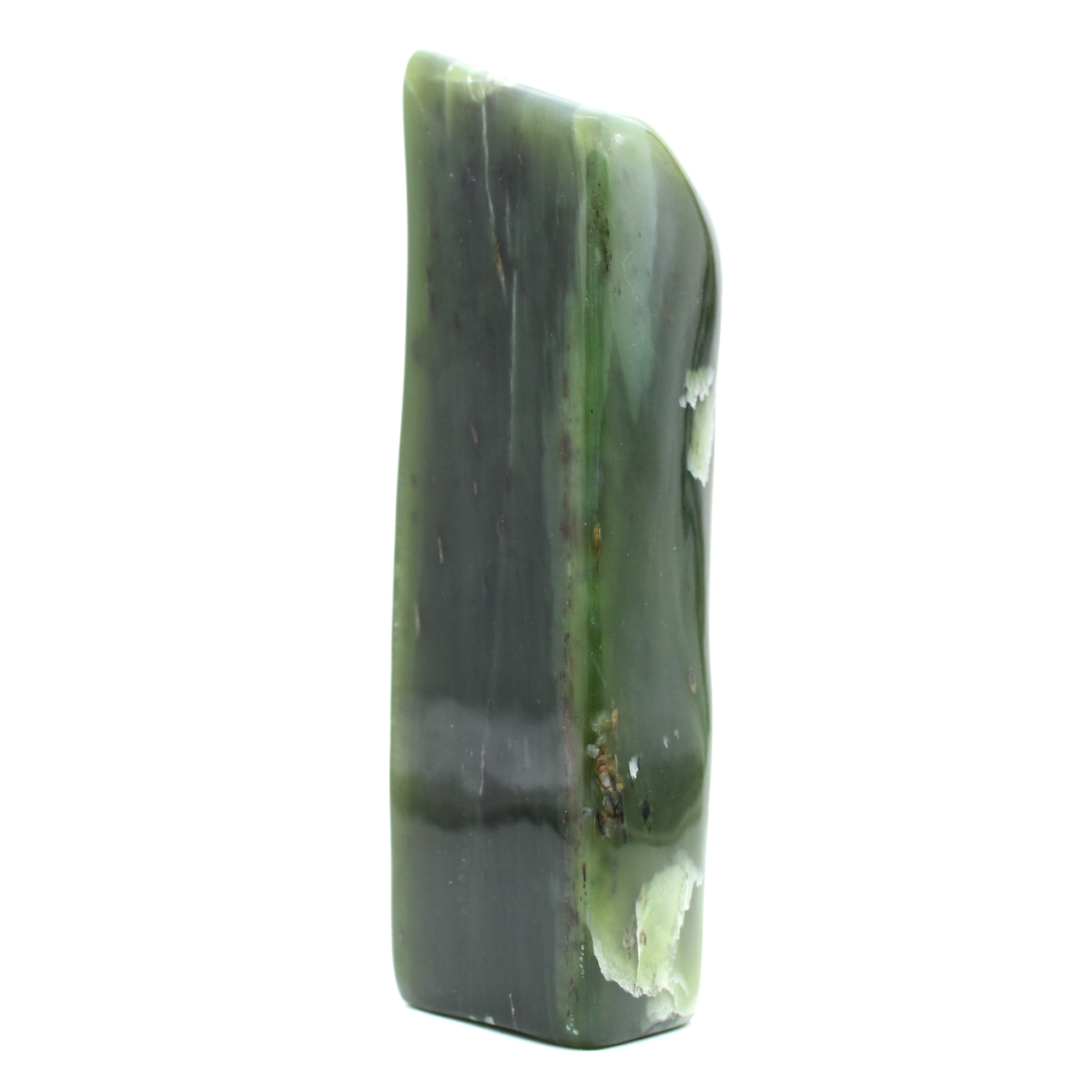 Jade nefrita polido ornamental