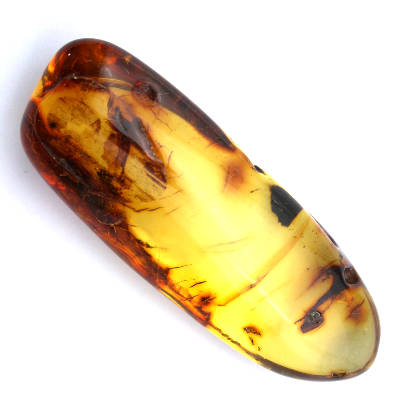 Âmbar amarelo natural
