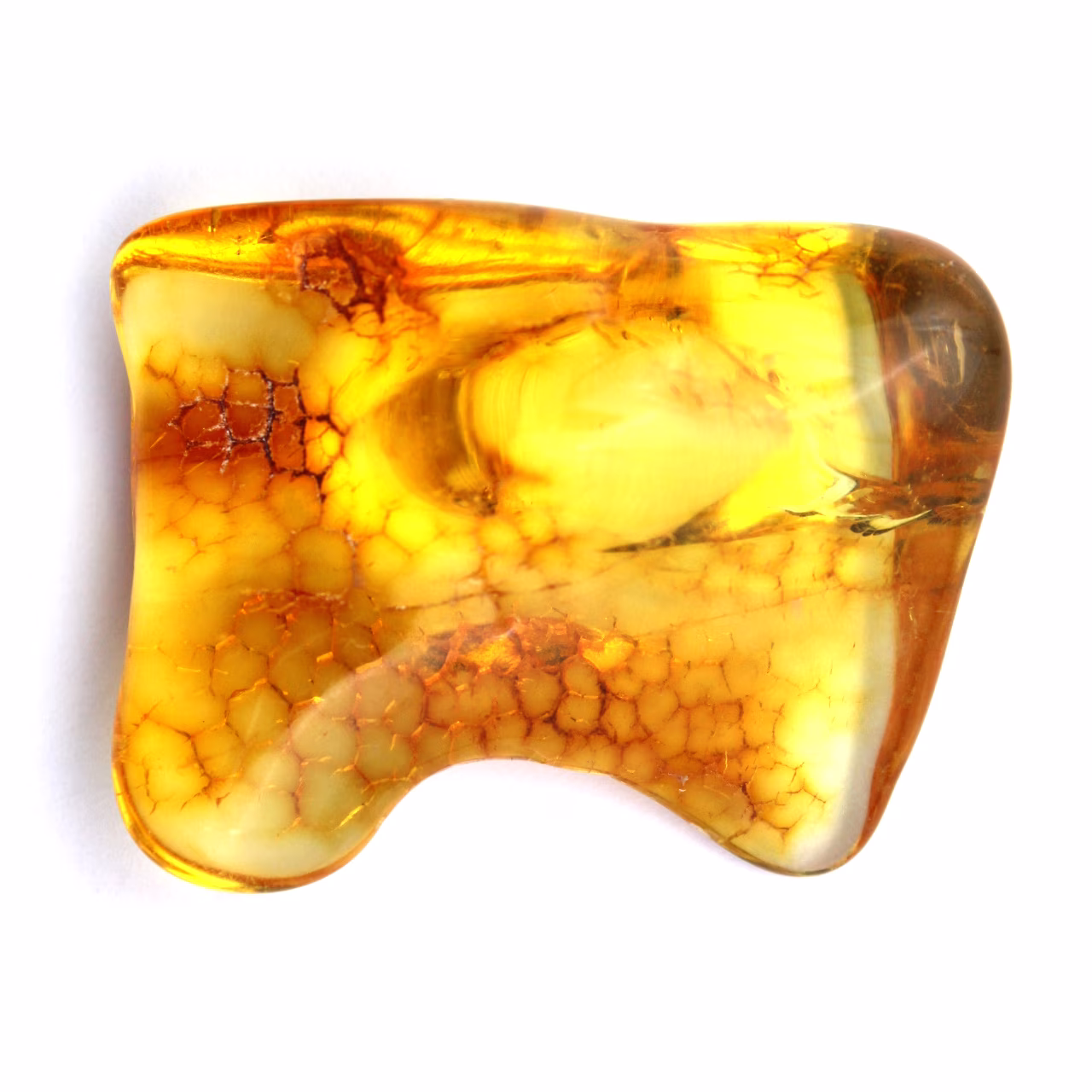 Âmbar amarelo natural