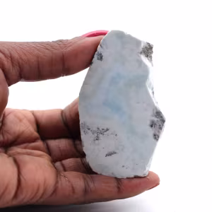 Placa larimar semi-polida