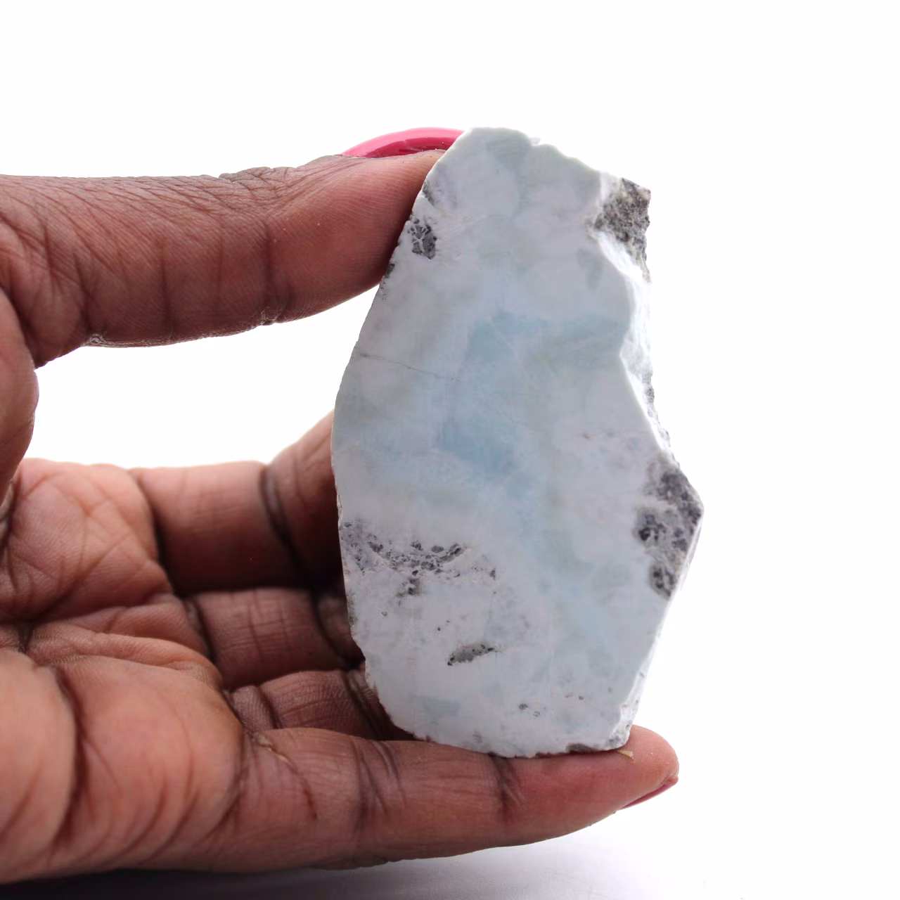 Placa larimar semi-polida