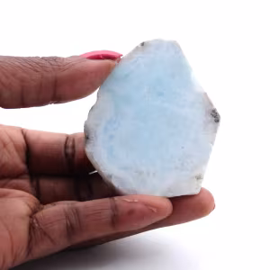 Placa larimar semi-polida