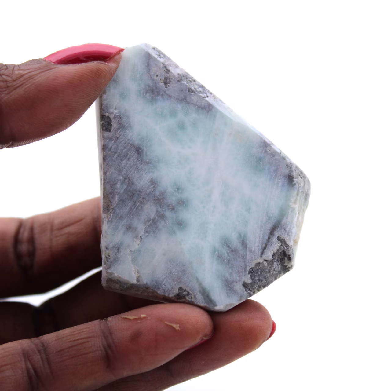 Placa larimar semi-polida