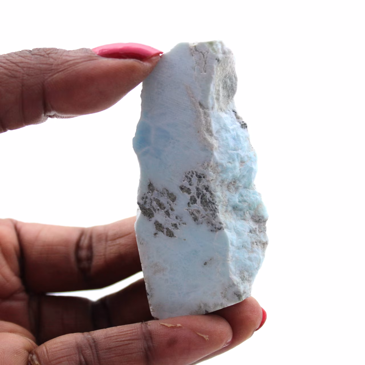 Placa larimar semi-polida