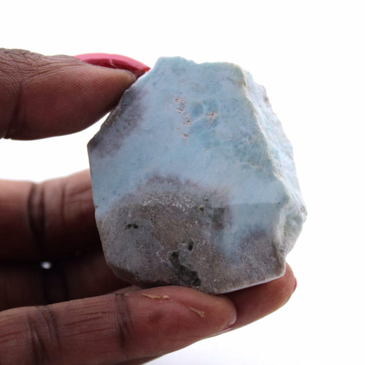 Placa larimar semi-polida