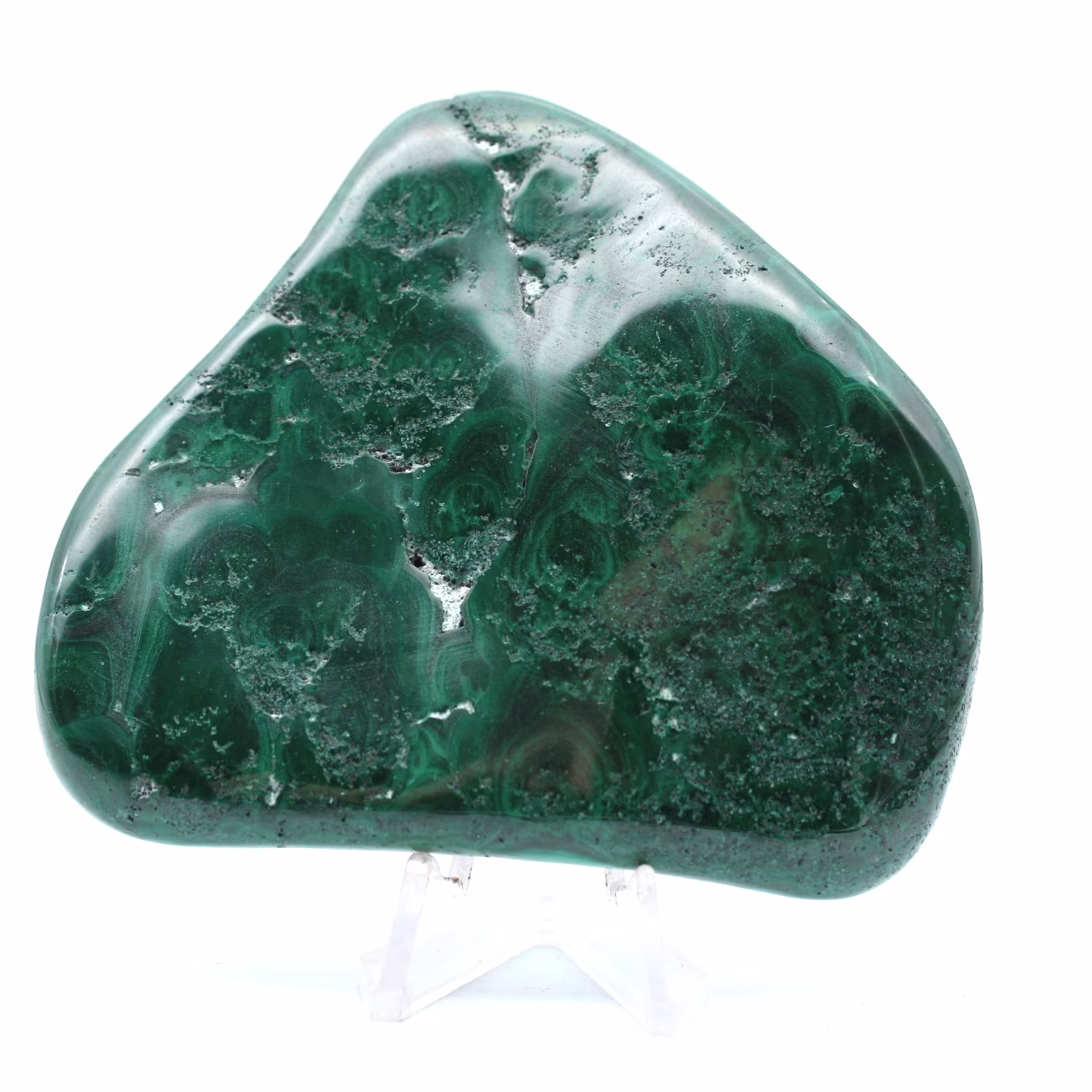Malaquita natural polida