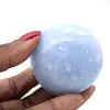 Seixo de calcita azul - 0