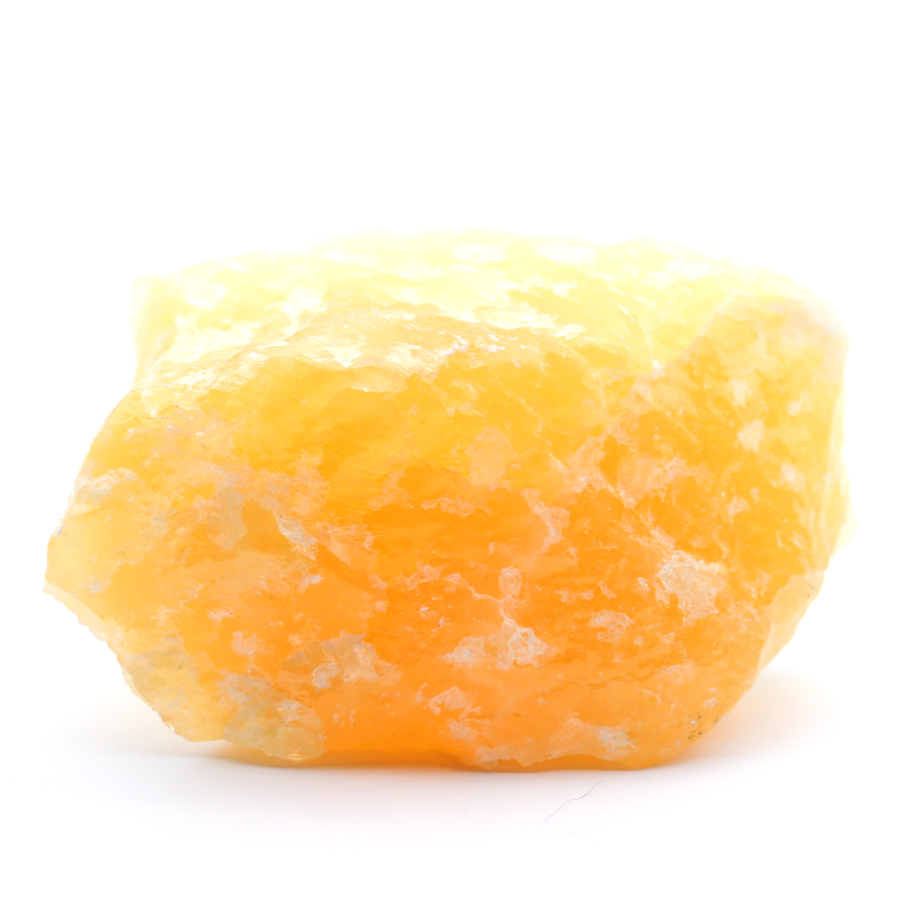 Rocha de calcita laranja