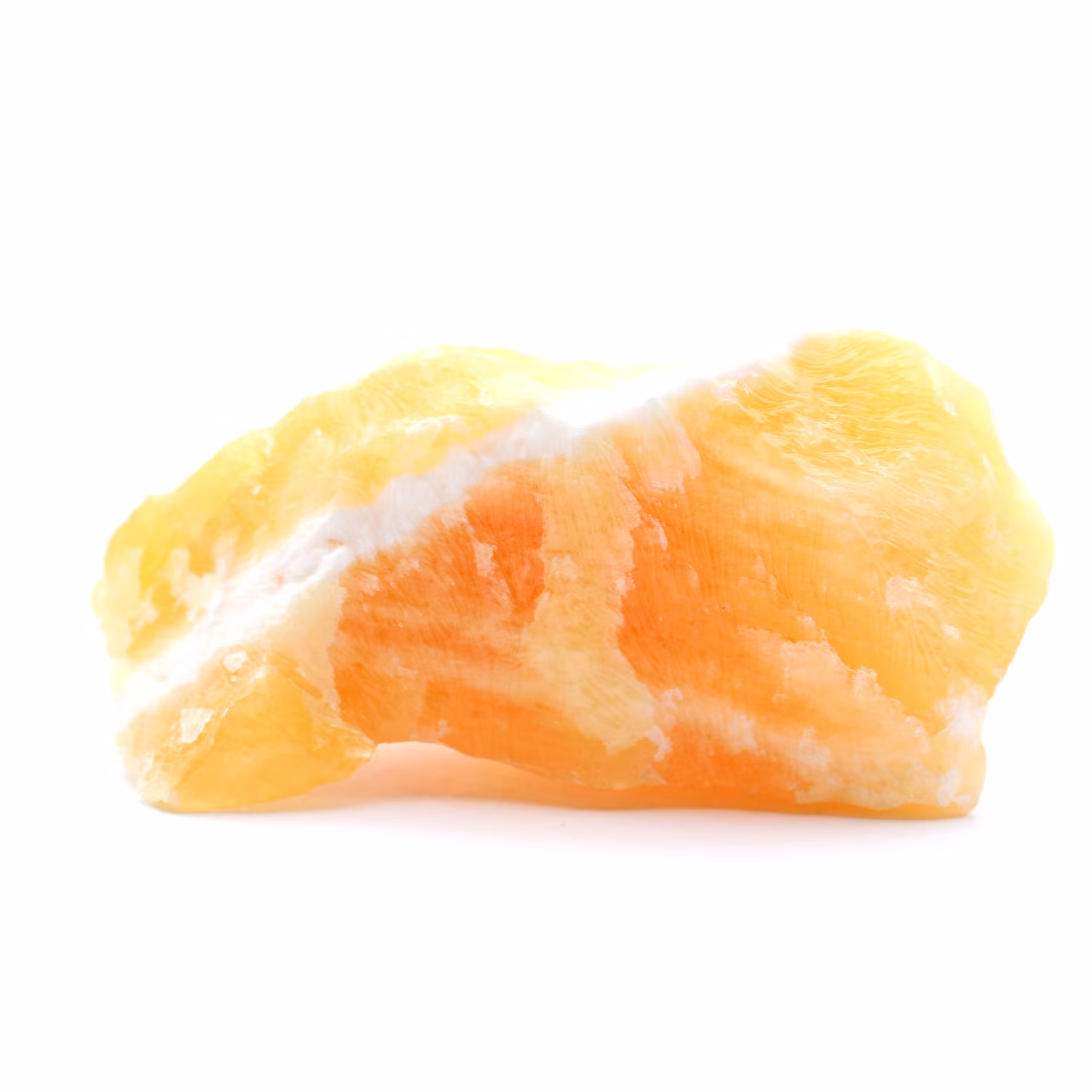 Pedra calcita laranja