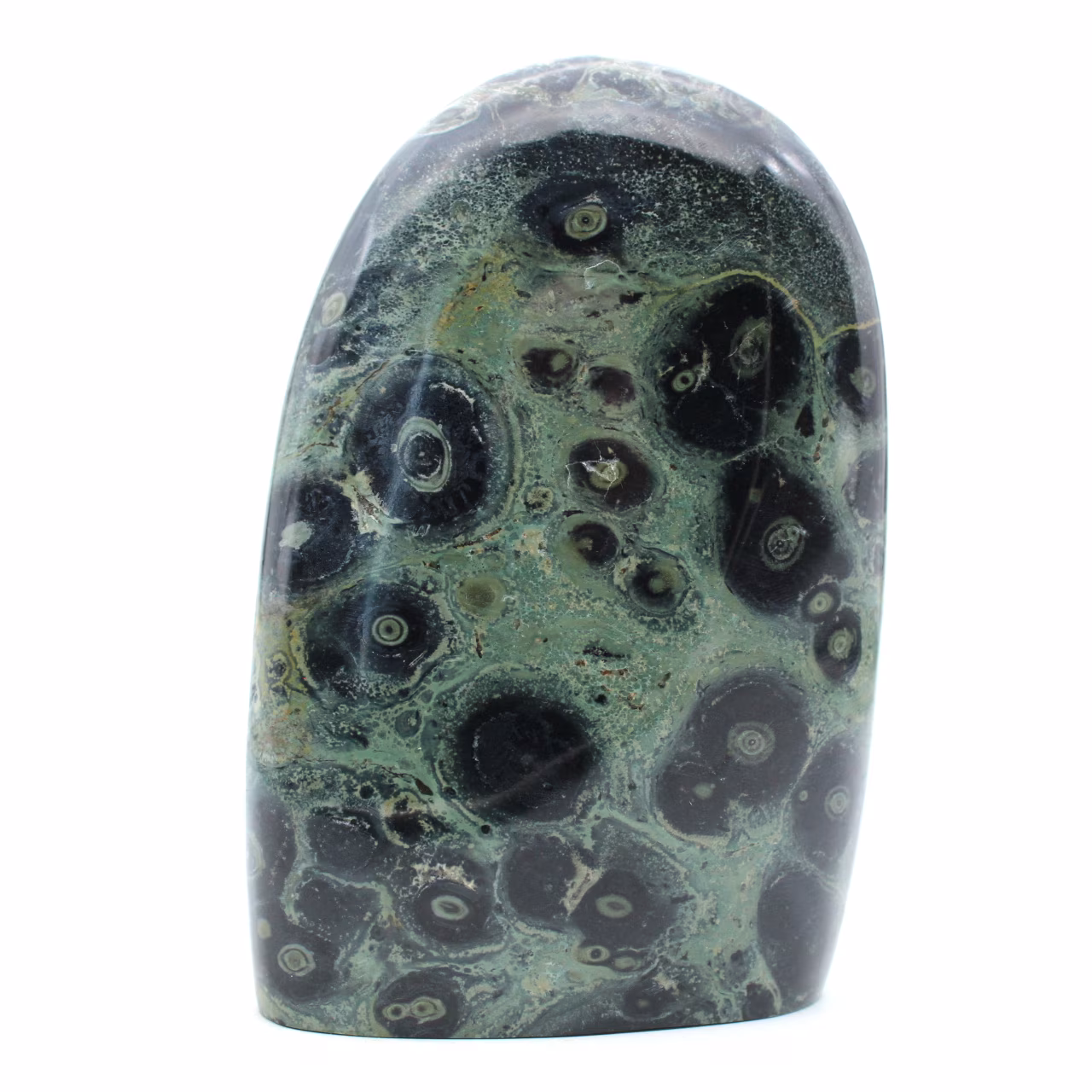 Pedra decorativa em jaspe kambamba polido