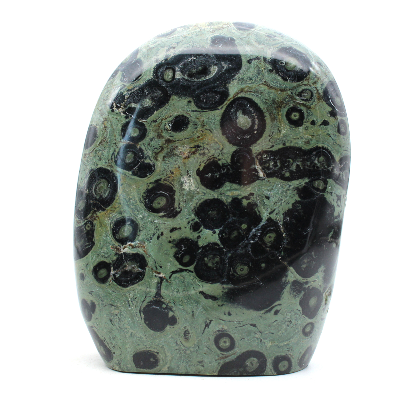 Bloco de kambamba jasper polido