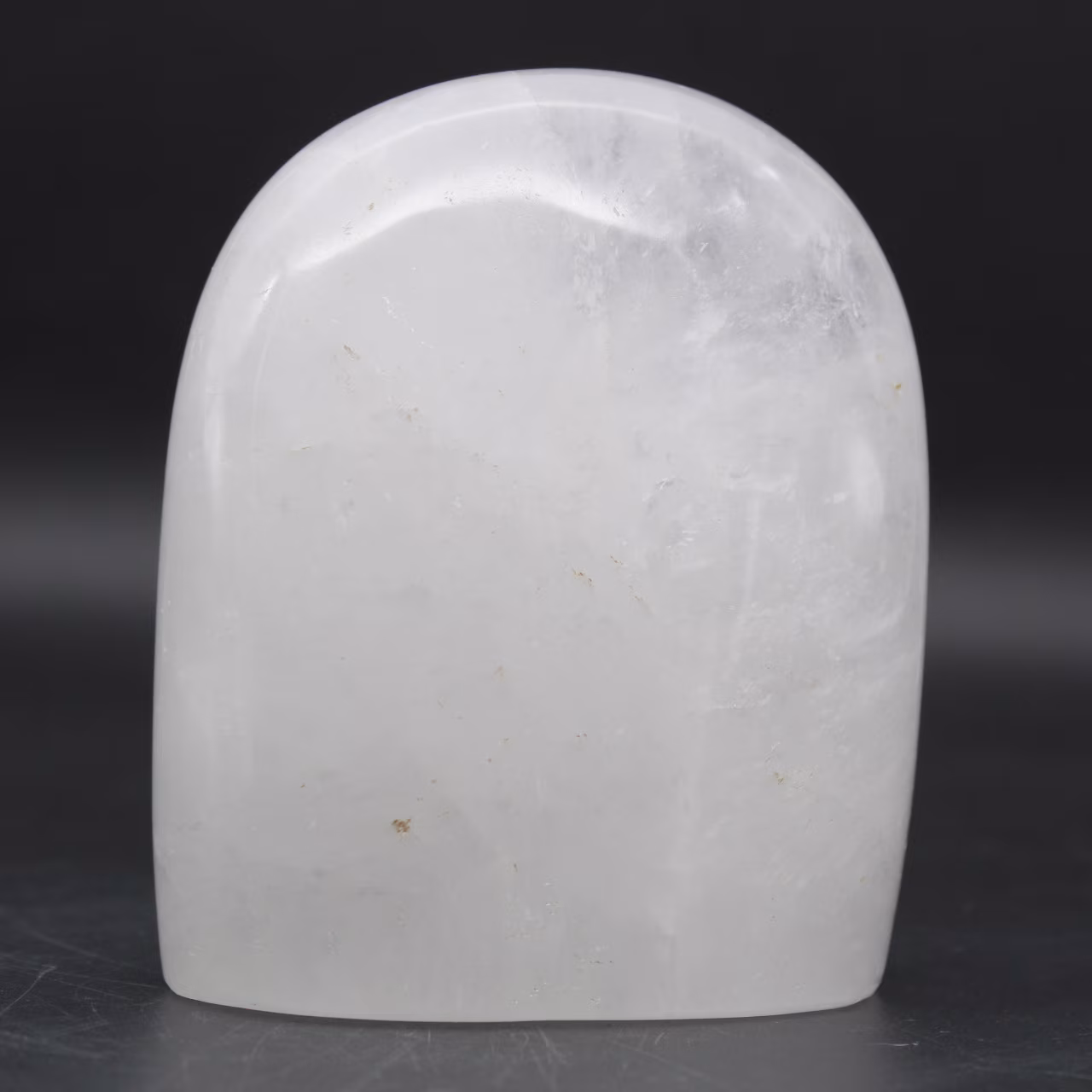 Pedra ornamental de cristal de rocha polida de madagascar