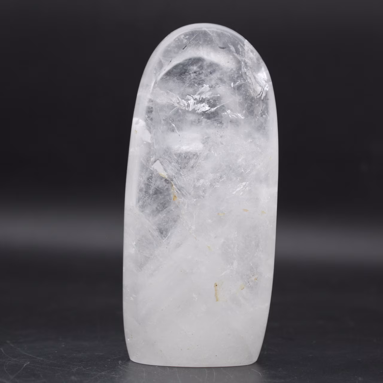 Cristal de rocha polido decorativo