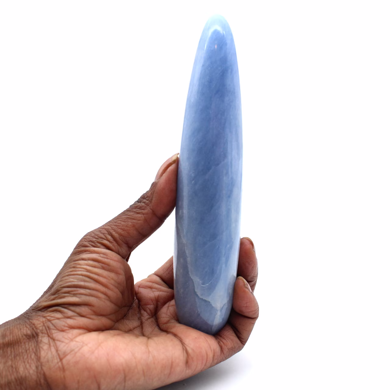 Bastão de calcita azul