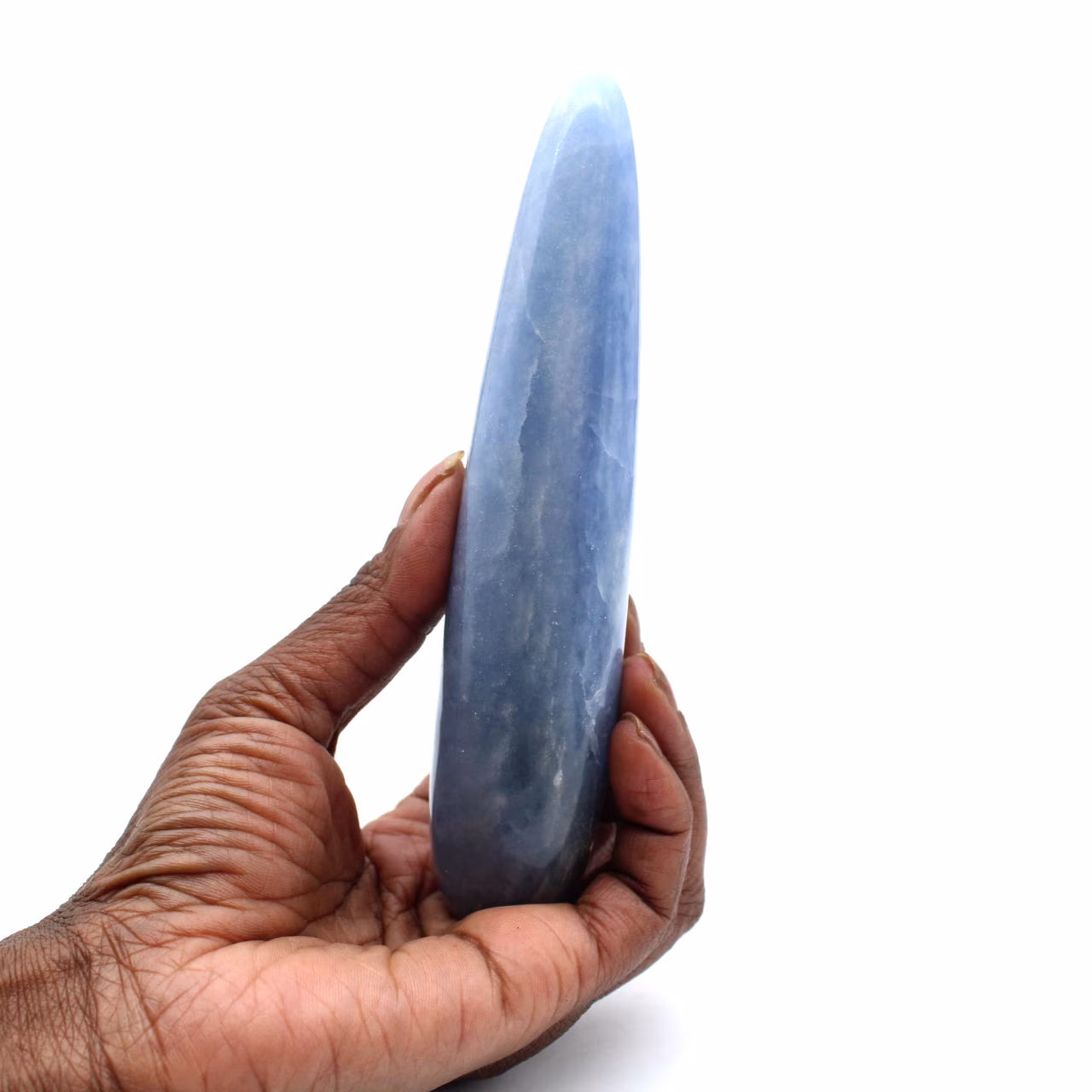 Bastão de massagem de calcita azul