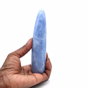 Bastão de massagem de calcita azul