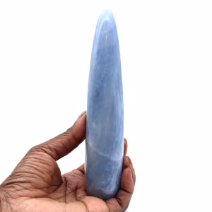 Bastão de massagem de calcita azul