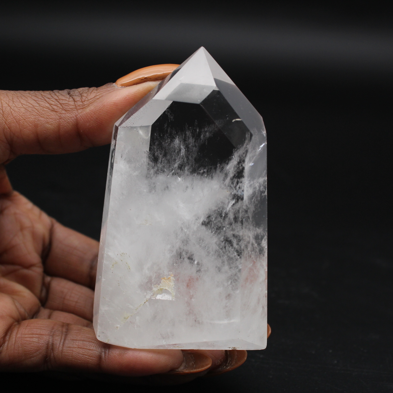 Prisma de cristal de rocha de Madagascar