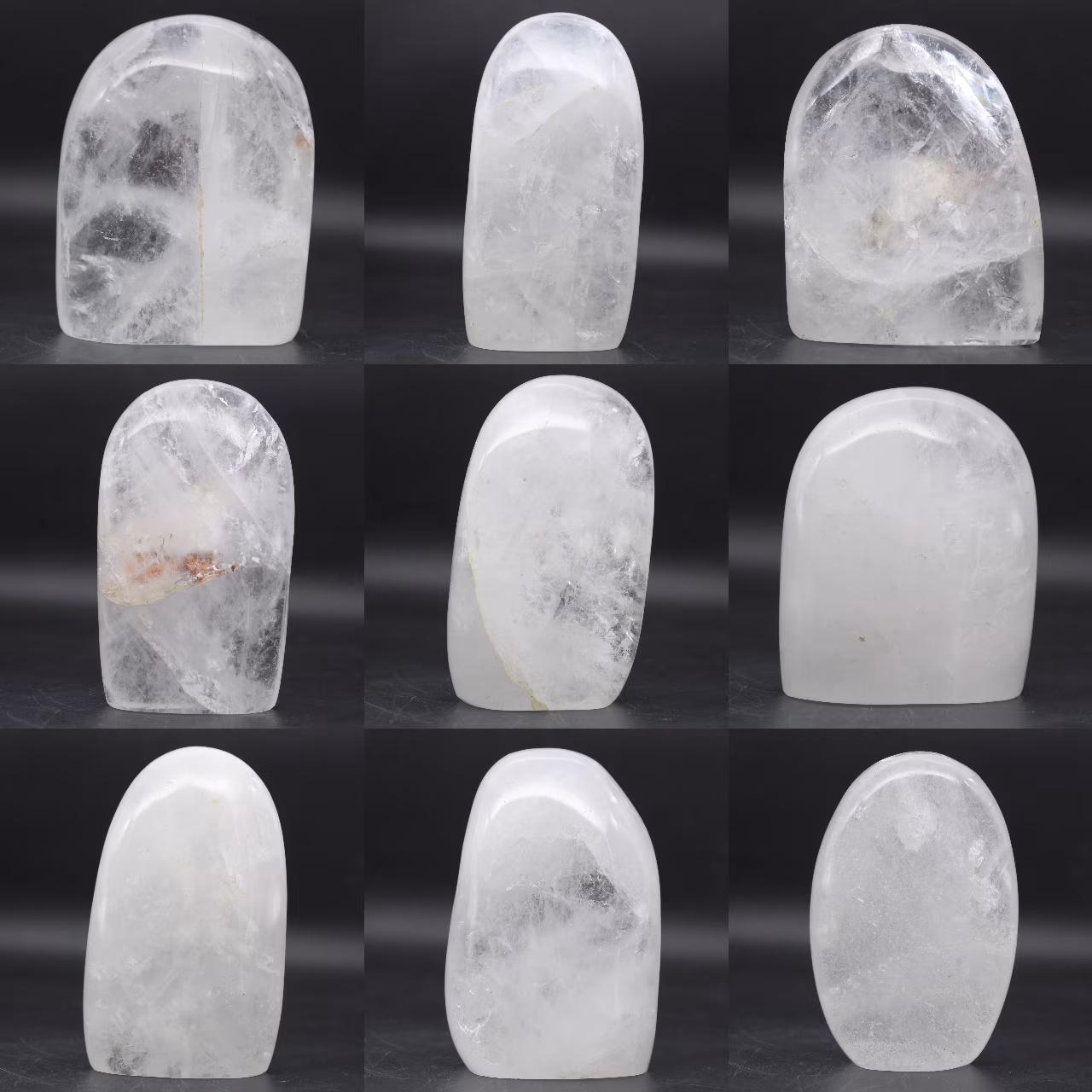 Cristal de rocha polido de madagascar