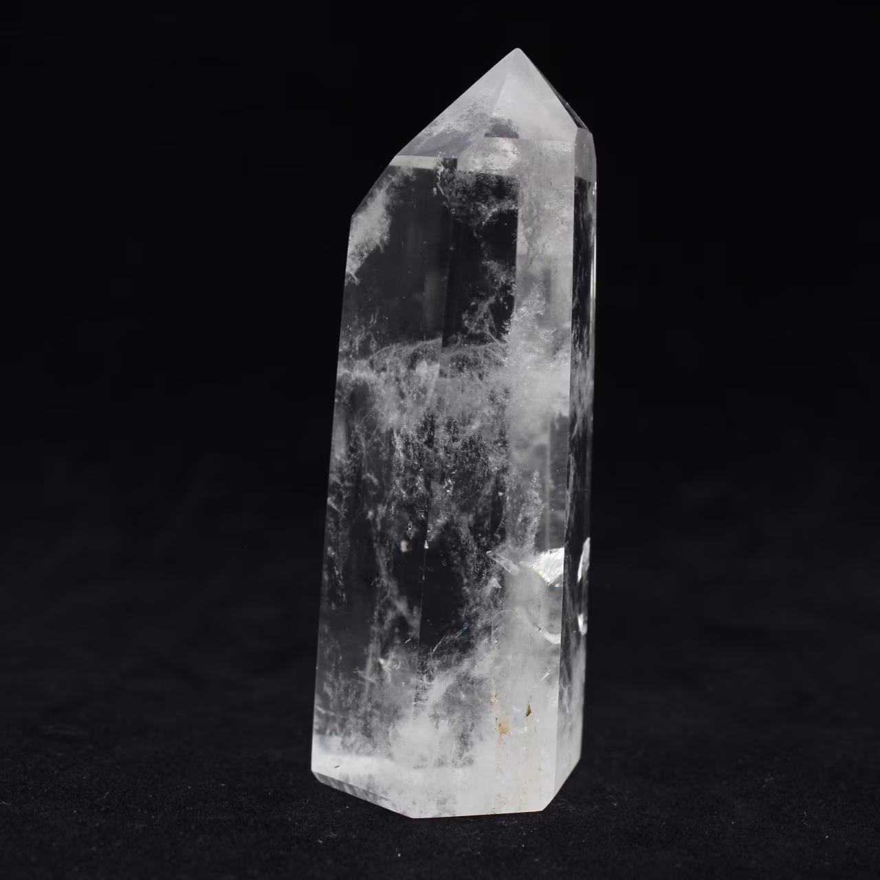 Cristal de rocha prisma de quartzo