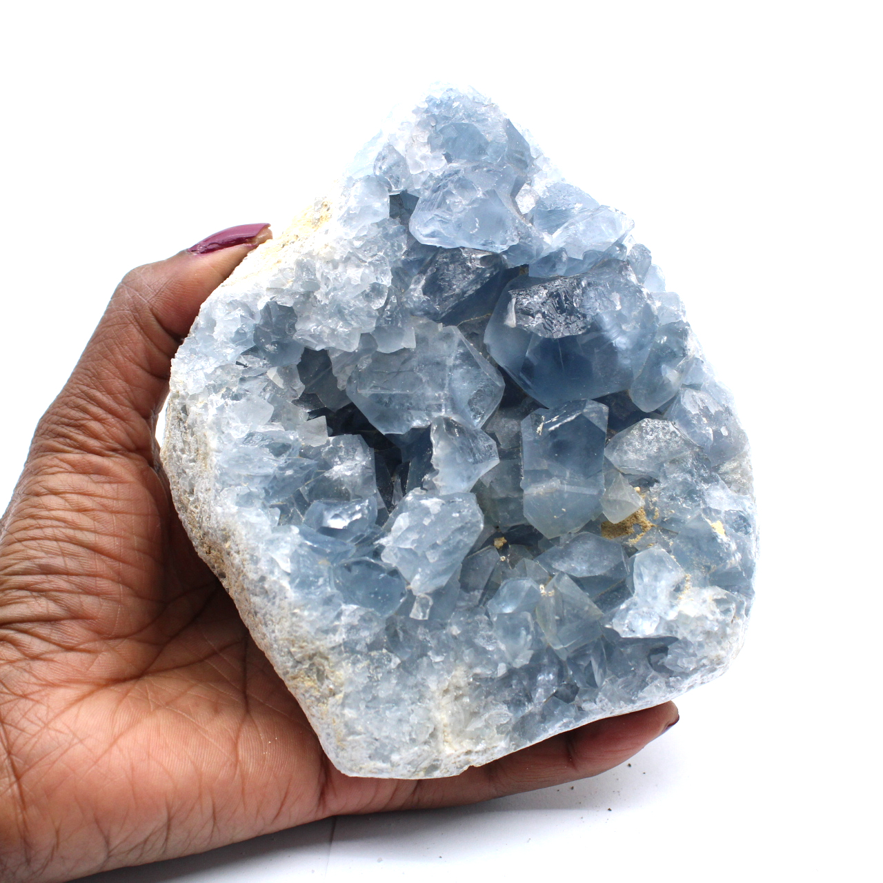 Celestita de Madagascar cristalizada