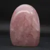 Quartzo rosa ornamental natural - 0