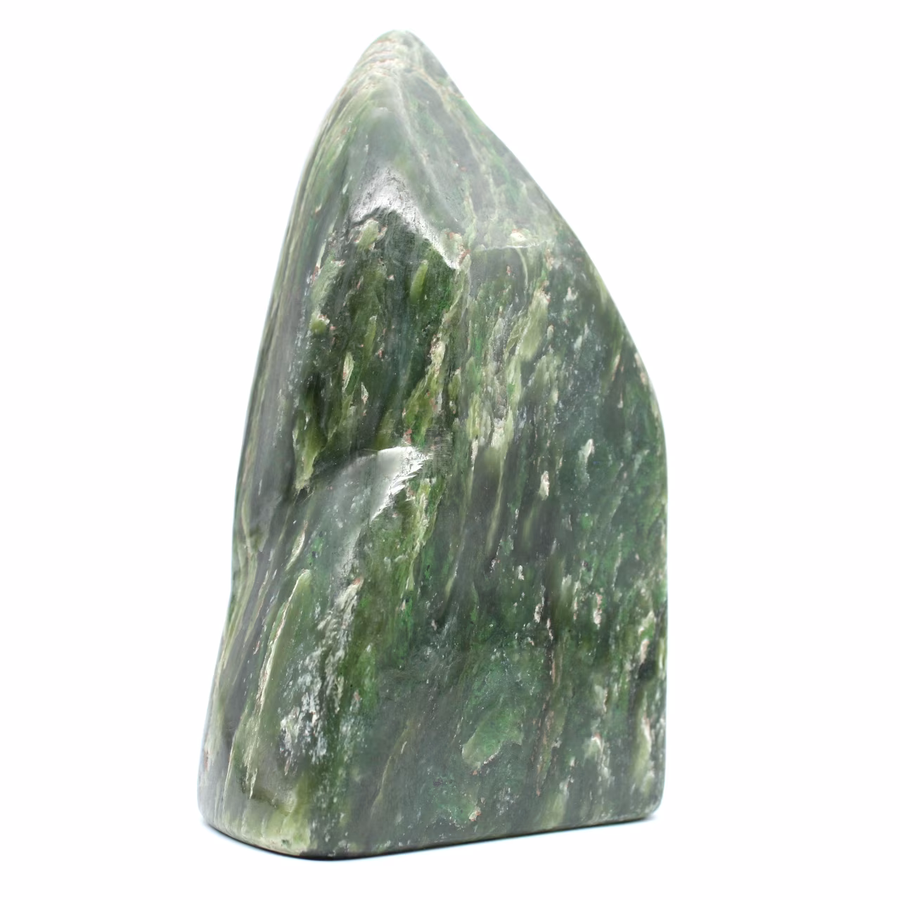 Jade nefrita polida