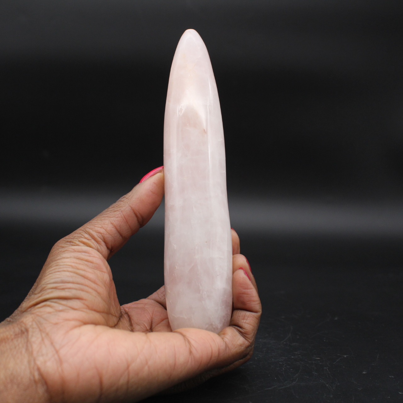 Bastão de Quartzo Rosa