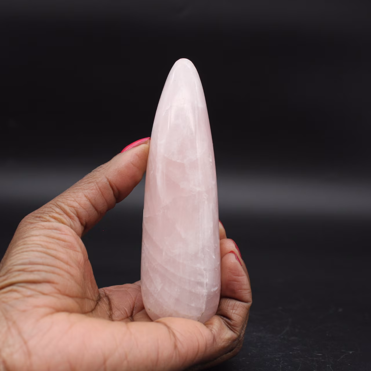 Bastão de Quartzo Rosa