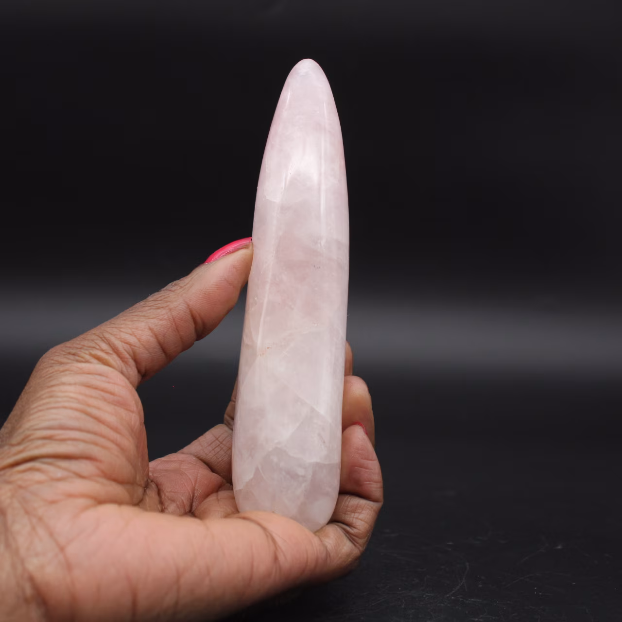 Bastão de Quartzo Rosa