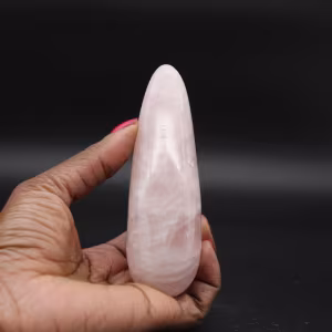 Bastão de Quartzo Rosa
