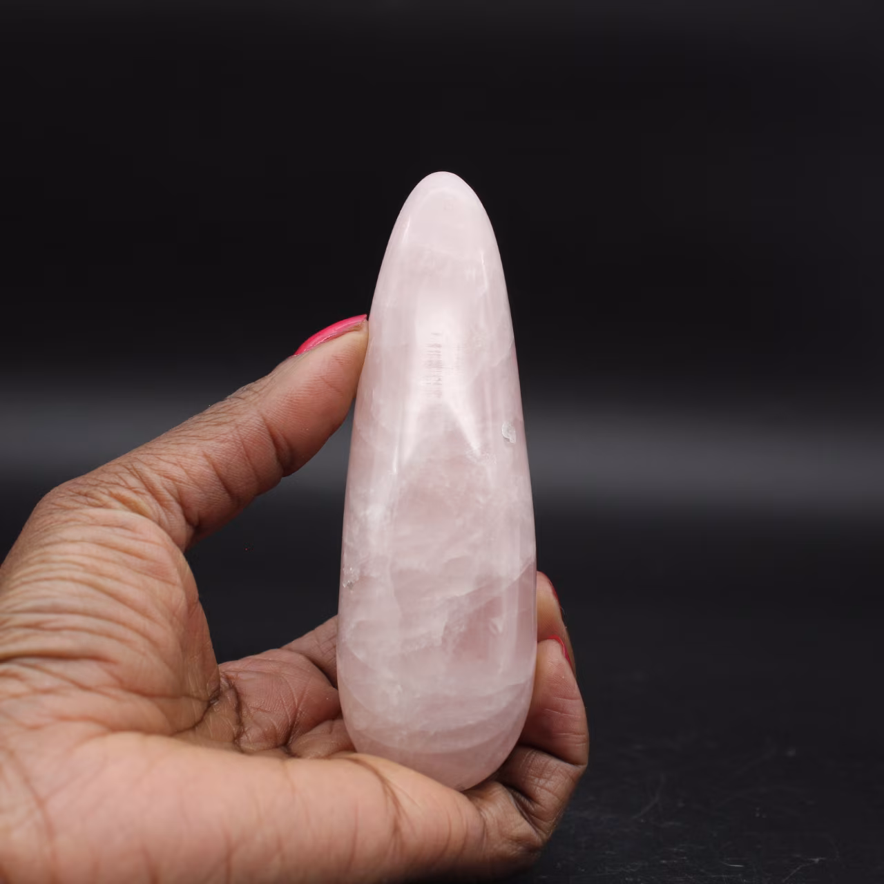 Bastão de Quartzo Rosa