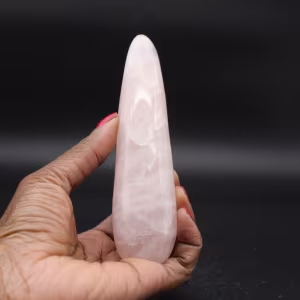 Bastão de Quartzo Rosa