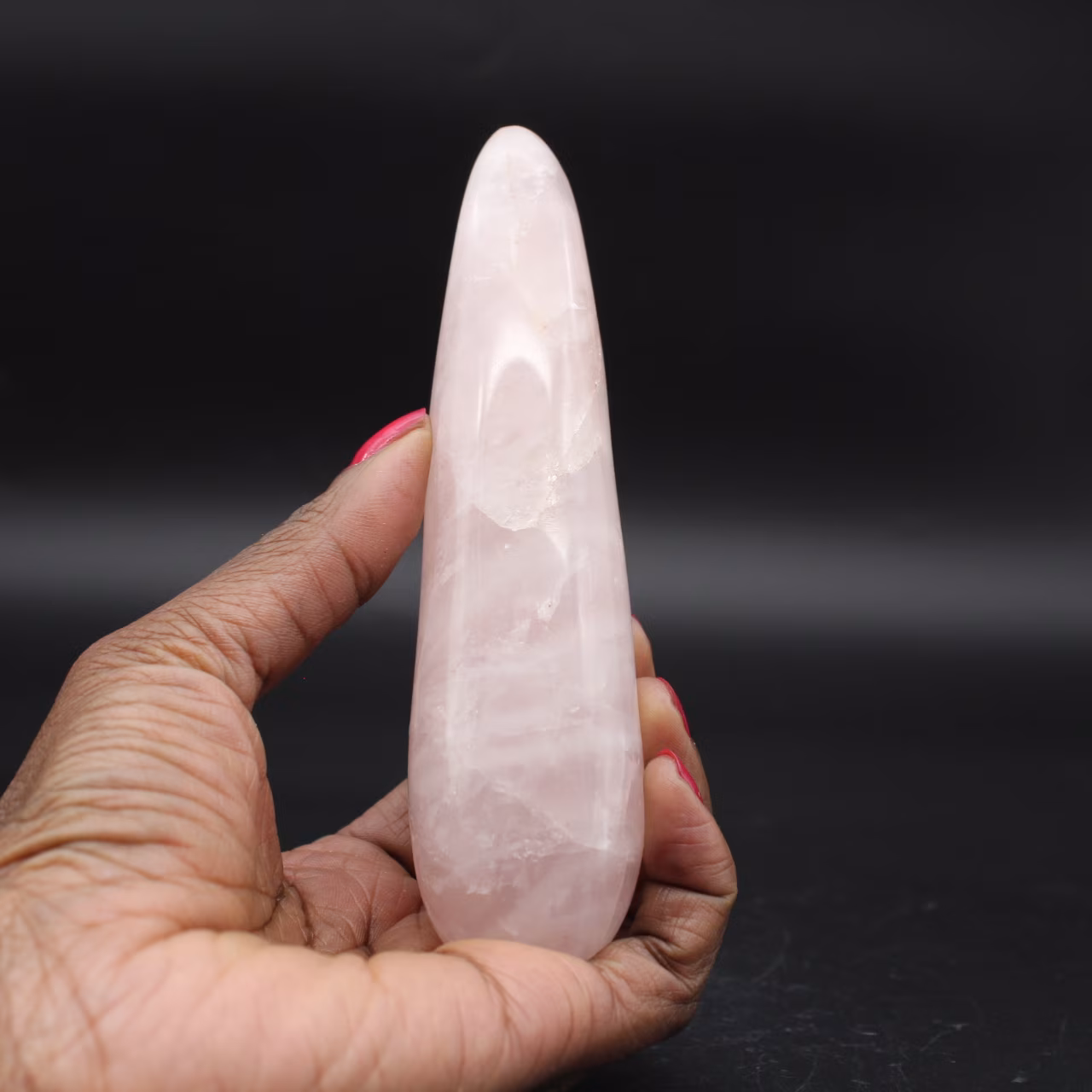 Bastão de Quartzo Rosa
