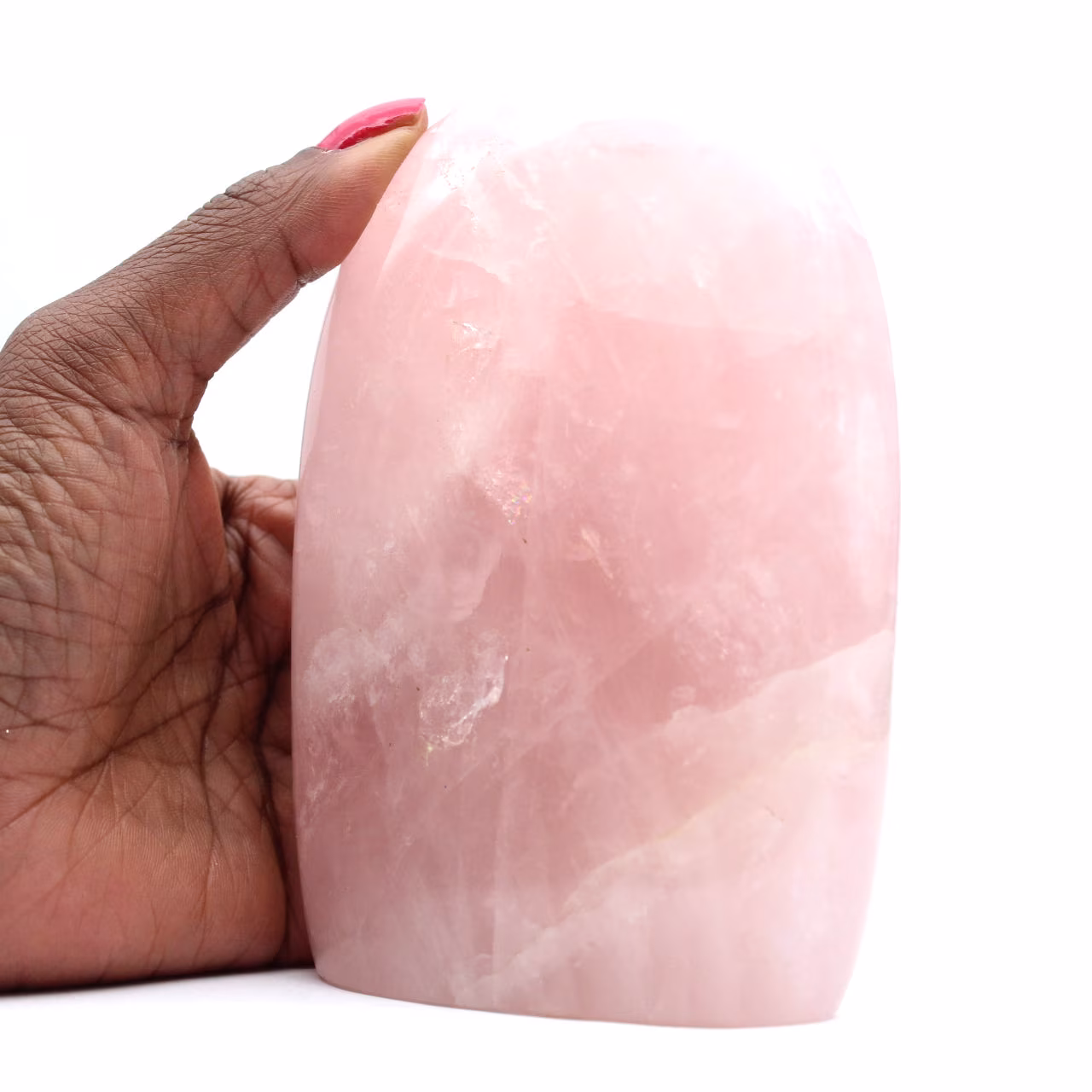 Quartzo rosa natural colecionável