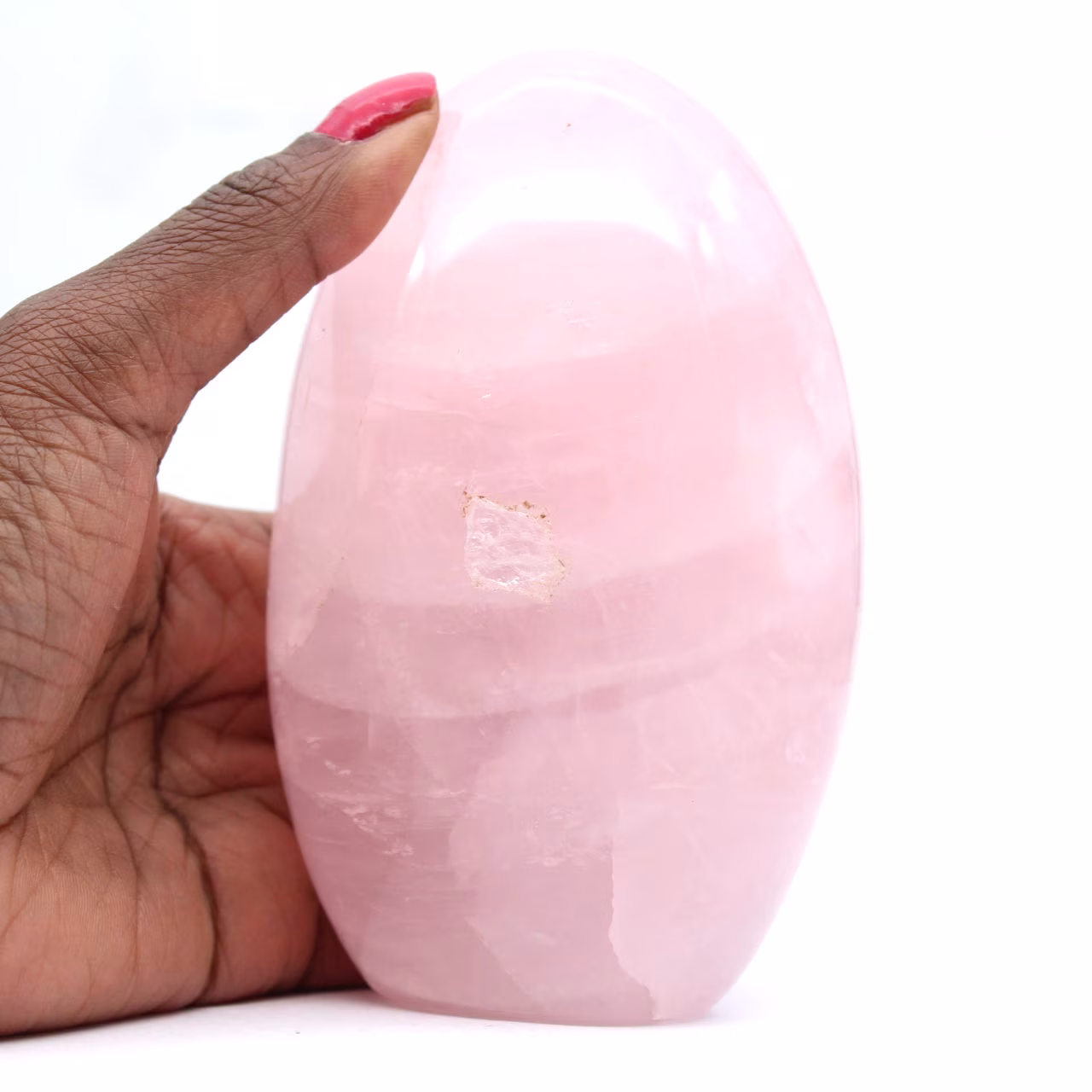 Quartzo rosa de forma livre