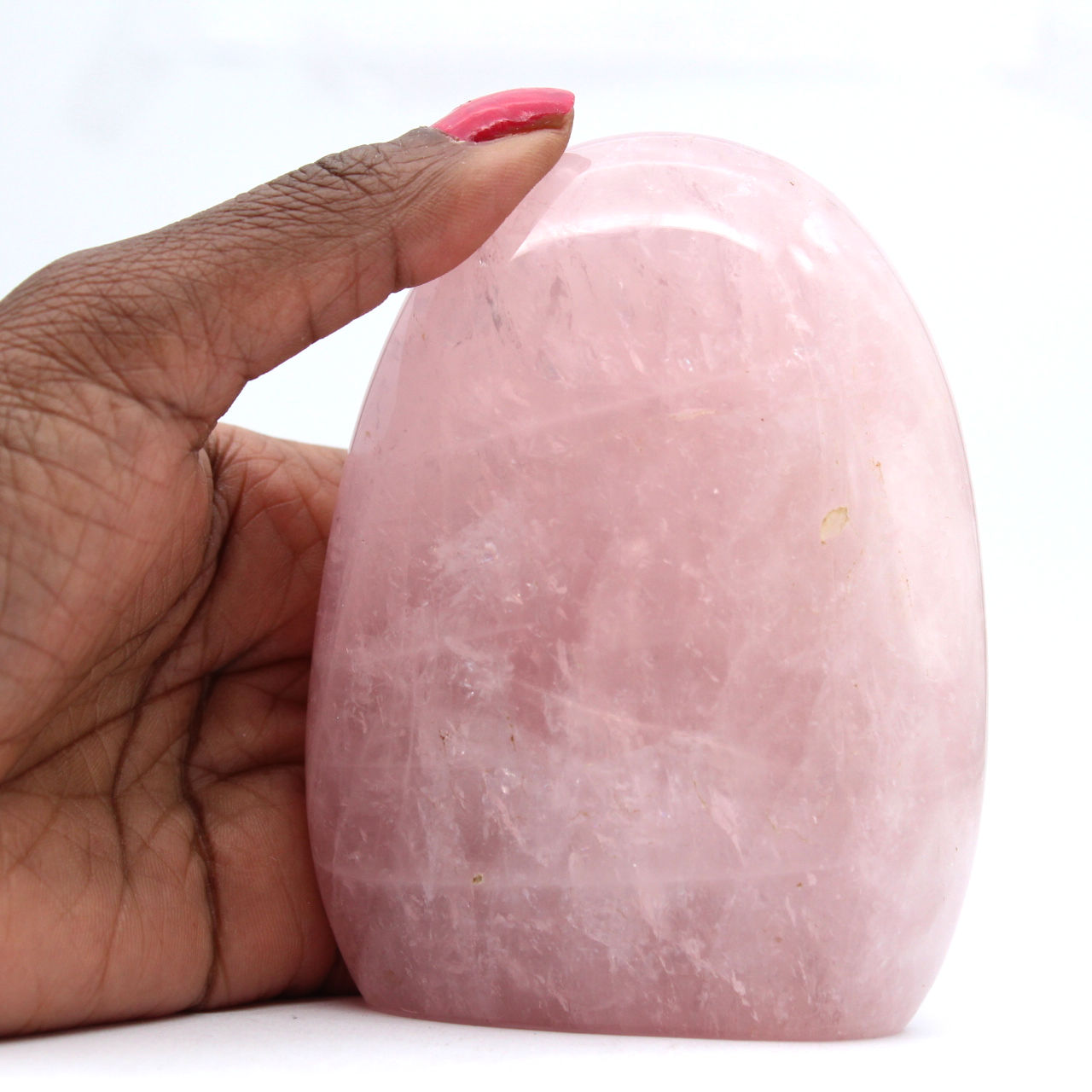 Quartzo rosa natural colecionável