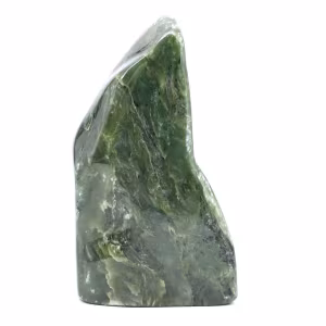 Pedra polida de jade nefrita