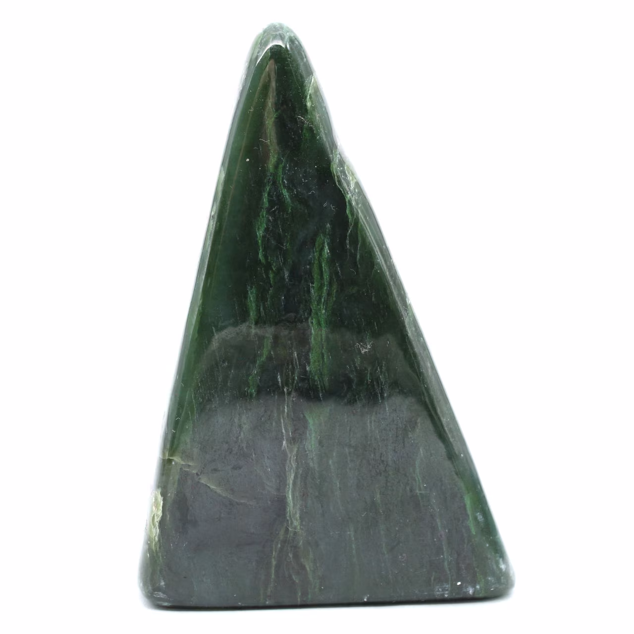 Jade nefrita polida