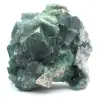 Fluorita natural cristalizada em cubo - 0