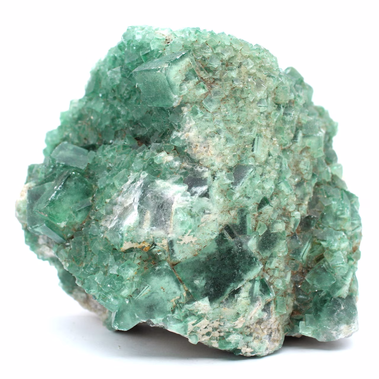 Cristalização cúbica de fluorita de madagascar