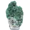 Fluorita natural crua em cristais verdes - 0